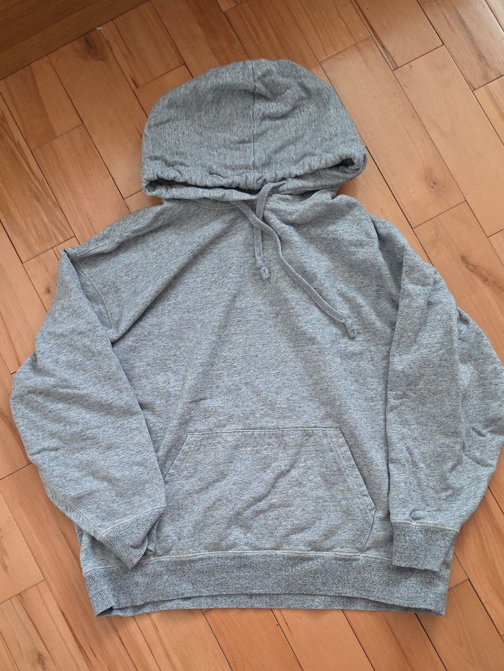 Uniqlo Heather Grey Oversized Hoodie
